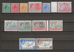 ST KITTS & NEVIS 1938/50 SG 68a/77f MNH Cat £85