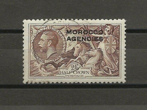 MOROCCO AGENCIES/BRITISH CURRENCY1935/37 SG 73 USED Cat £75