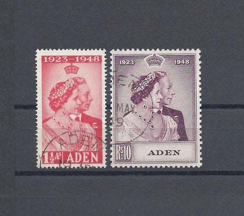 ADEN 1949 SG 30/31 USED Cat £57.25