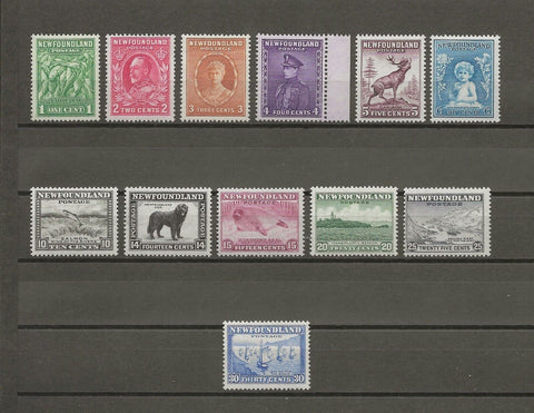 CANADA/NEWFOUNDLAND 1932 SG 209/20 MNH Cat £80