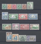 JAMAICA 1938/52 SG 121/33a MNH Cat £150