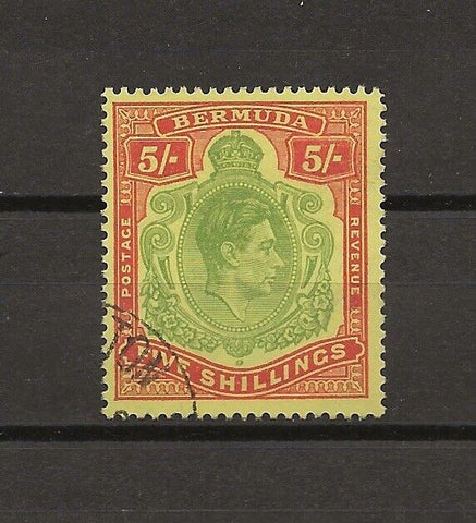 BERMUDA 1938/53 SG 118f USED Cat £40