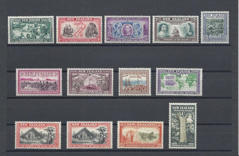 NEW ZEALAND 1940 SG 613/25 MINT Cat £75