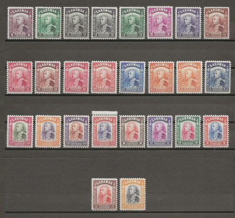 SARAWAK 1934/41 SG 106/25 MNH Cat £325