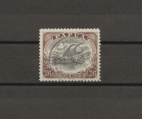 PAPUA 1910 SG O28a USED Cat £4250. CERT