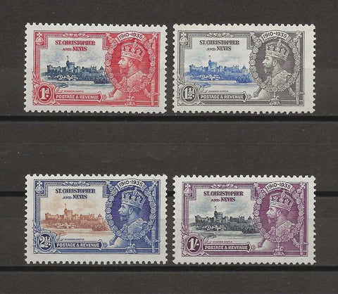 ST KITTS & NEVIS 1935 SG 61/4 MNH Cat £20