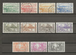 NEW HEBRIDES/FRENCH 1957 SG F96/106 USED Cat £70