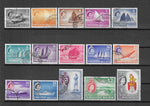 SINGAPORE 1955/59 SG 38/52 USED Cat £18