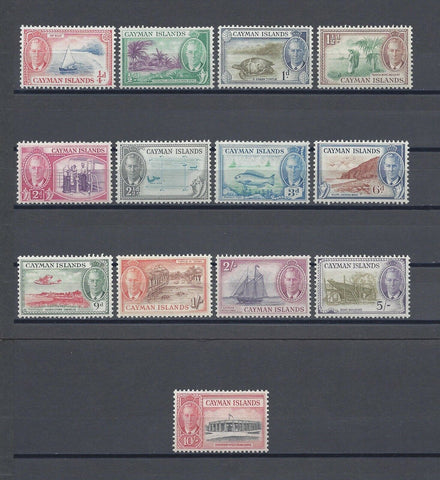 CAYMAN ISLANDS 1950 SG 135/47 MNH Cat £85