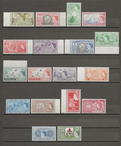 BERMUDA 1953/62 SG 135/50 MNH Cat £130