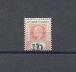 CAYMAN ISLANDS 1907 SG 19 MINT Cat £275