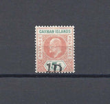 CAYMAN ISLANDS 1907 SG 19 MINT Cat £275