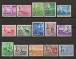 MAURITIUS 1950 SG 276/90 USED Cat £90