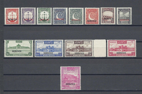 PAKISTAN 1948 SG O14/26 MNH Cat £140