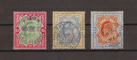 INDIA 1902/11 SG 144/7 USED Cat £1800