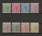 BARBADOS 1882/6 SG 89/103 MINT Cat £585