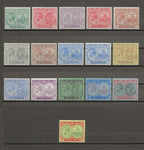 ST KITTS & NEVIS 1921/29 SG 37/47c MINT Cat £130