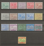 ST KITTS & NEVIS 1921/29 SG 37/47c MINT Cat £130