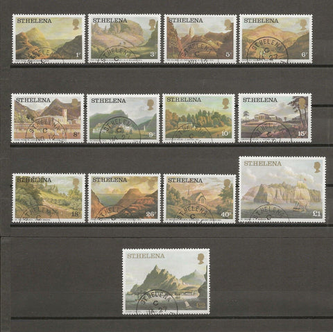 ST HELENA 1976/82 SG 319/31a USED Cat £20