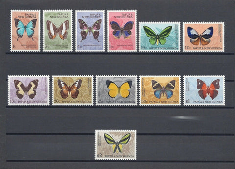 PAPUA NEW GUINEA 1966 SG 82/92 MNH Cat £21