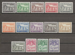 TURKS & CAICOS ISLANDS 1938/45 SG 194/205 MINT Cat £130