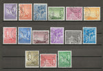 SEYCHELLES 1952 SG 158/72 USED Cat £110