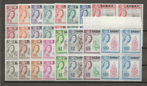 MALAYA/SABAH 1964/65 SG 408/23 MNH Cat £340