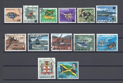 JAMAICA 1969 SG 280/92 USED Cat £19