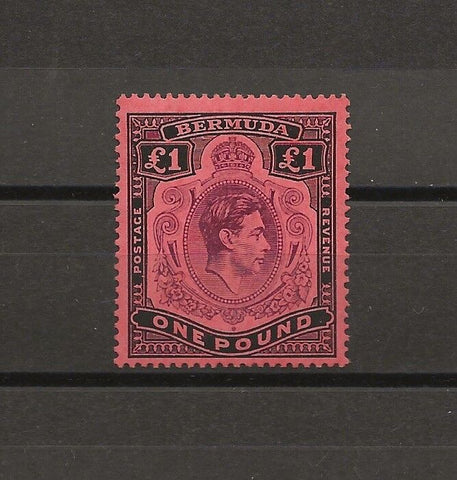 BERMUDA 1938/53 SG 121cf MLH Cat £2000. CERT