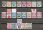 MALAYA/SELANGOR 1949/55 SG 90/110 MNH Cat £110