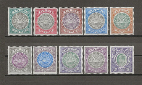 ANTIGUA 1903/07 SG 31/40 MLH Cat £325