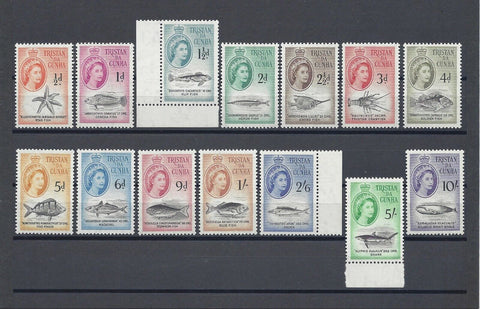 TRISTAN DA CUNHA 1960 SG 28/41 MNH Cat £75