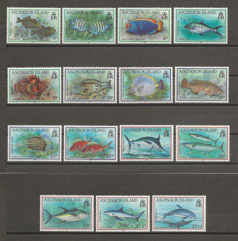 ASCENSION 1991 SG 554/68 MNH Cat £32