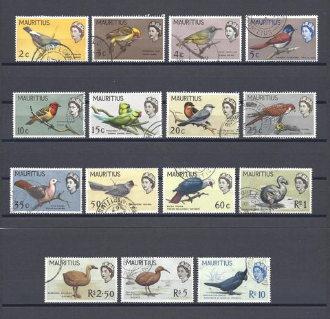 MAURITIUS 1965 SG 317/31 USED Cat £60