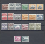 ANITIGUA 1953/62 SG 120a/34 MNH Cat £112.25