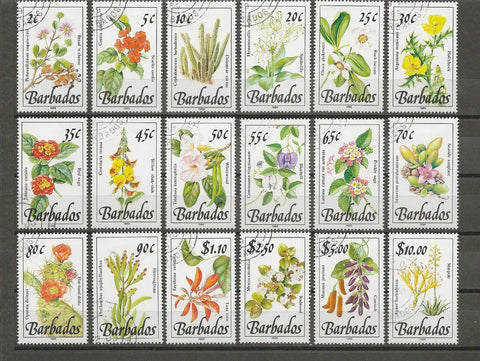 BARBADOS 1989/92 SG 890/905 USED Cat £48