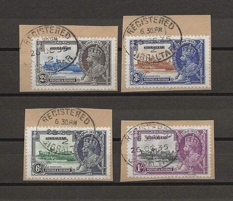 GIBRALTAR 1935 SG 114/7 USED Cat £50