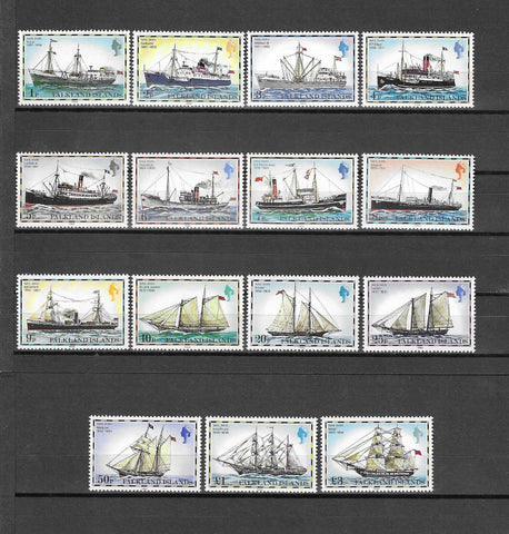 FALKLAND ISLANDS 1978/82 SG 331/45 MNH Cat £17