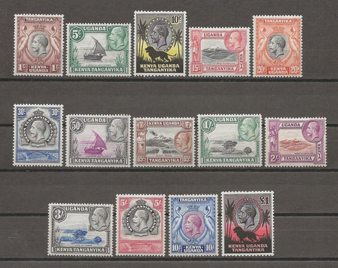 KENYA, UGANDA & TANGANYIKA 1935/37 SG 110/23 MINT Cat £475