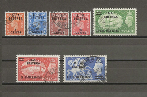 BOIC/ERITREA 1951 SG E26/32 USED Cat £130