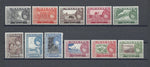 MALAYA/KEDAH 1957 SG 92/102 MNH Cat £120