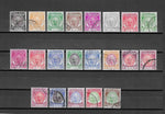 MALAYA/PAHANG 1950/56 SG 53/73 USED Cat £140