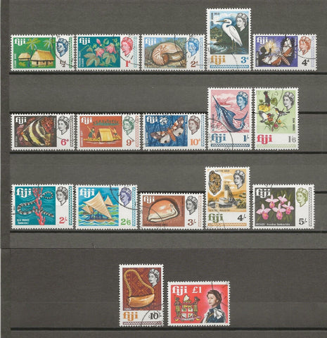 FIJI 1968 SG 371/87 USED Cat £24