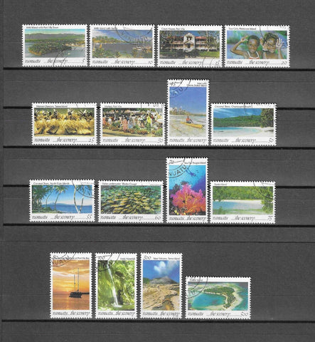 VANUATU 1993 SG 628/643 USED Cat £25