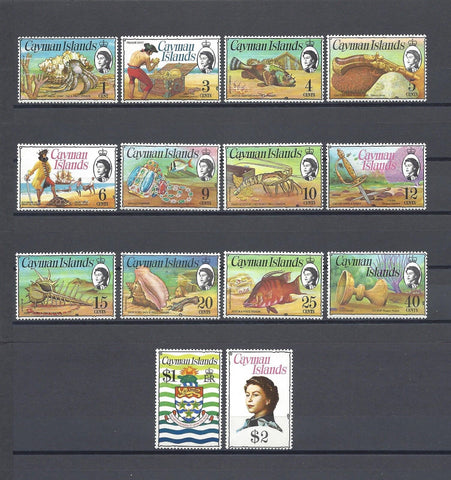 CAYMAN ISLANDS 1974 SG 346/59 MNH Cat £38