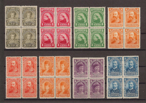 CANADA/NEWFOUNDLAND 1897/1918 SG 83/90 MINT Cat £600