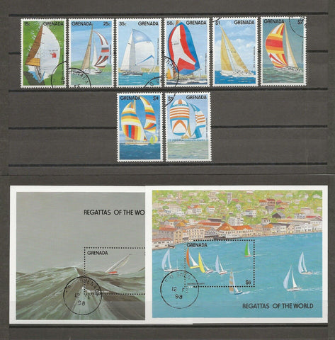 GRENADA 1993 SG 2435/42 + Minisheets USED Cat £15