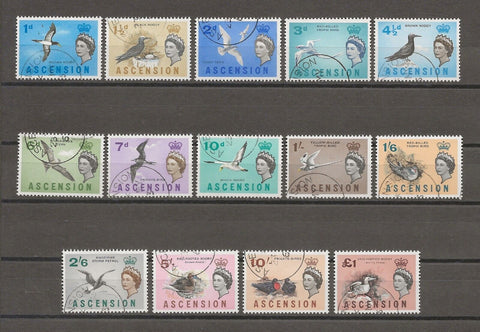 ASCENSION 1963 SG 70/83 USED Cat £55