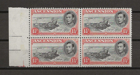 ASCENSION 1938/53 SG 40b/ba MNH Cat £203