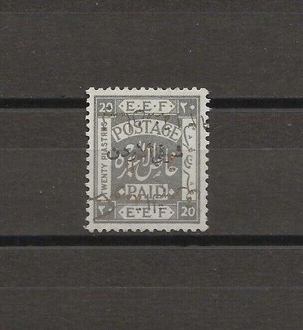 TRANSJORDAN 1923 SG 68a MINT Cat £375. CERT